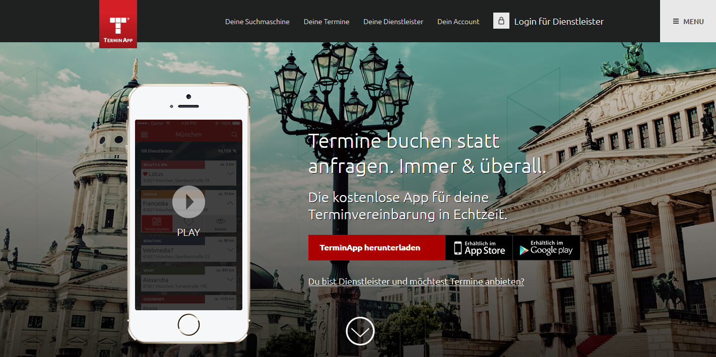Mit der Termin-App alle Termine perfekt verwalten!