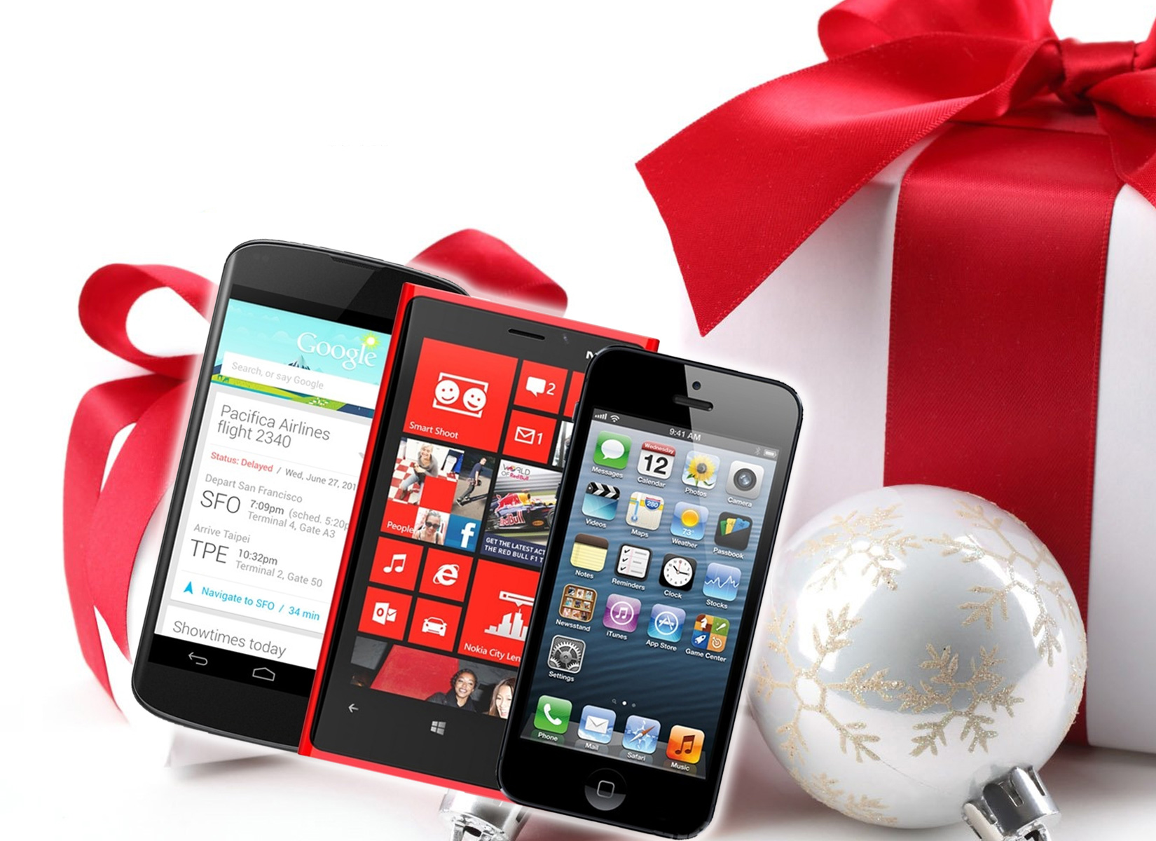 Beliebte Smartphones zu Weihnachten