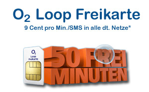 o2 Loop Prepaidkarte - kostenlos