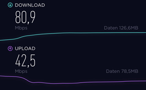 Speedtest-App für Smartphones